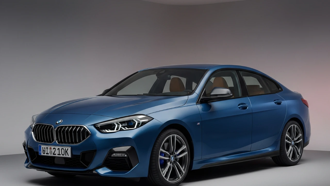 BMW 2 Series Gran Coupe 2025 in M Sport trim, ahead of its India launch on July 17.