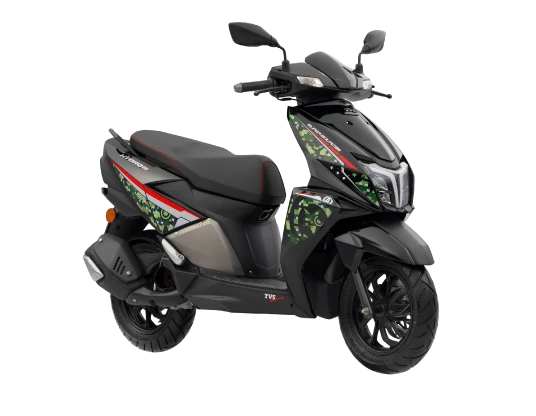 TVS NTorq 125 Super Soldier Edition Inspired by Captain America