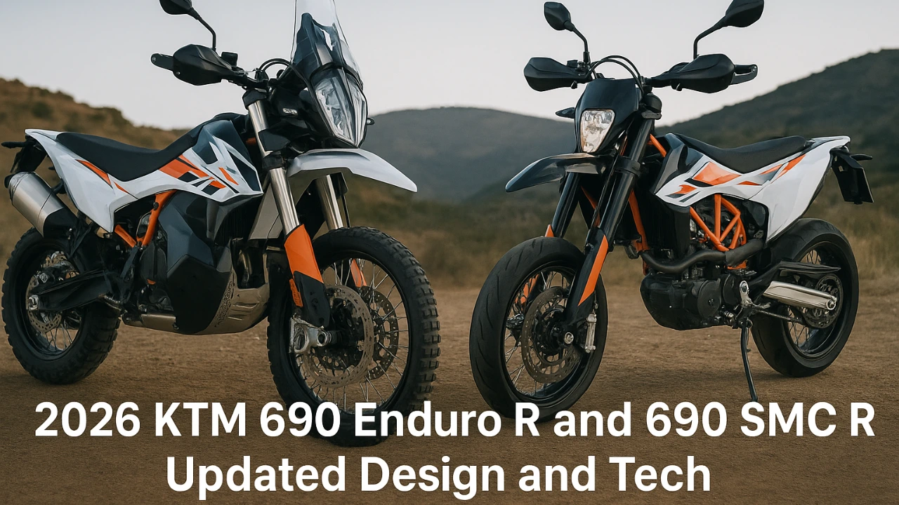 2026 KTM 690 Enduro R and 690 SMC R Revealed with More Power and Tech