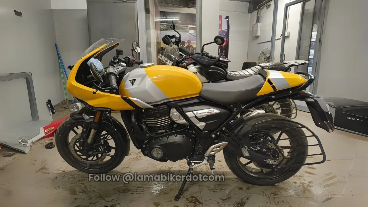 Triumph Thruxton 400 Leaked with Classic Design and Specs