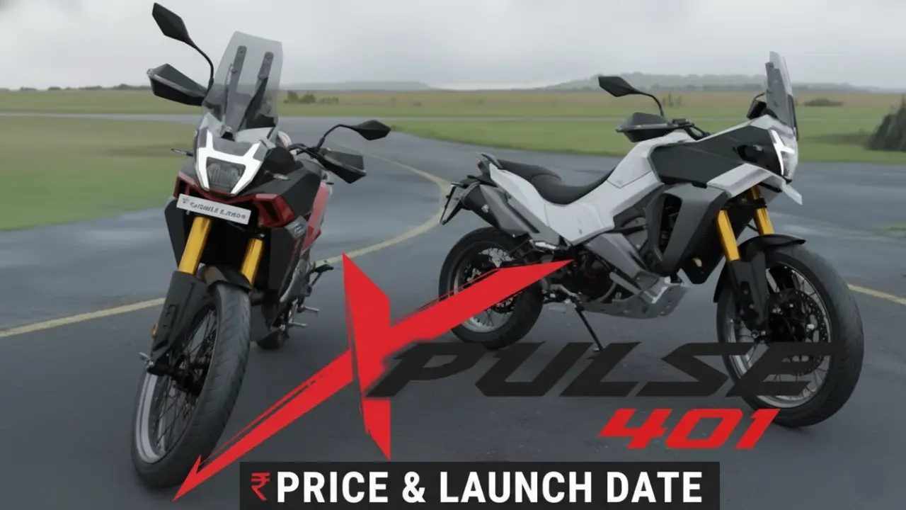 Thumbnail image of Hero Xpulse 421 price and launch date discussion, showing two adventure motorcycles with "XPULSE 401" and "₹ PRICE & LAUNCH DATE" text overlay