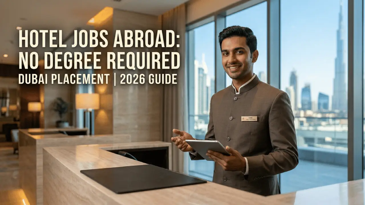 Complete Guide to Hotel Jobs Abroad Without Degree in 2026