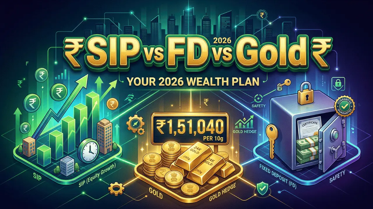 SIP vs FD vs Gold